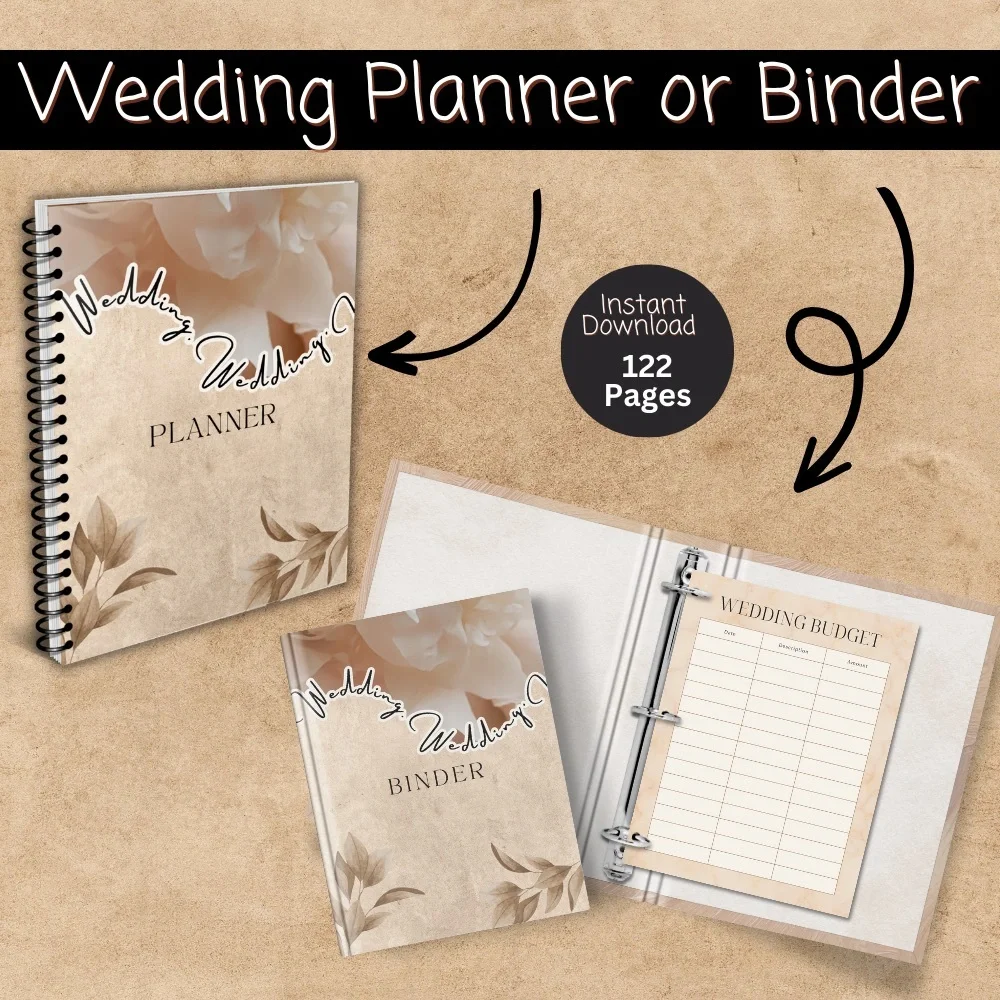 Wedding Planner Instant Download